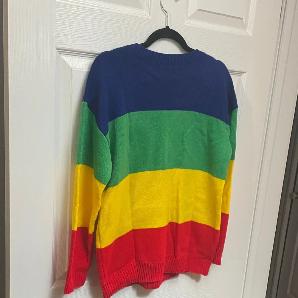 ***SOLD***Peanuts Snoopy Multicolor Crewneck Sweater - Picture 5 of 5